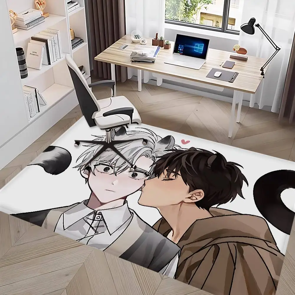 Passion Bl Anime Floor Mat Rectangle Anti-slip Home Soft Badmat Front Door Indoor Outdoor Mat Hotel Decor Mat