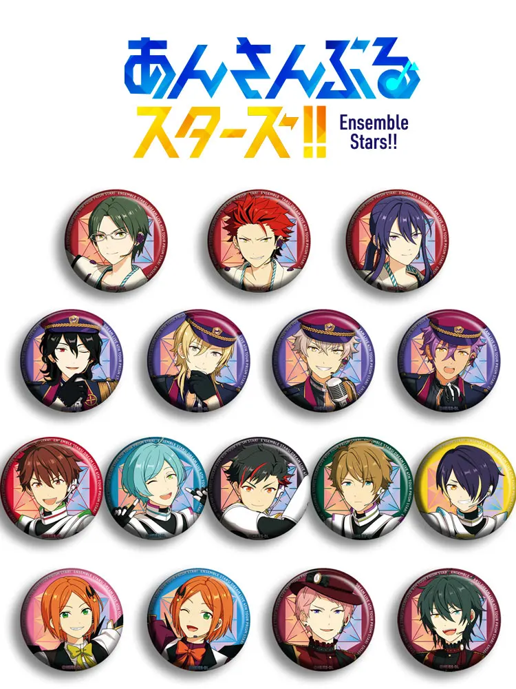 Ensemble Stars Takamine Midori Sakuma Ritsu  Badges Icons sicherheitsnadeln