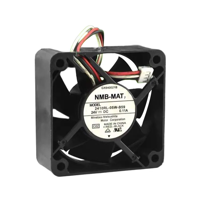

NEW ORIGINAL 2410RL-05W-B59 24V 0.11A 6025 60x60x25mm COOLING FAN RADIATOR