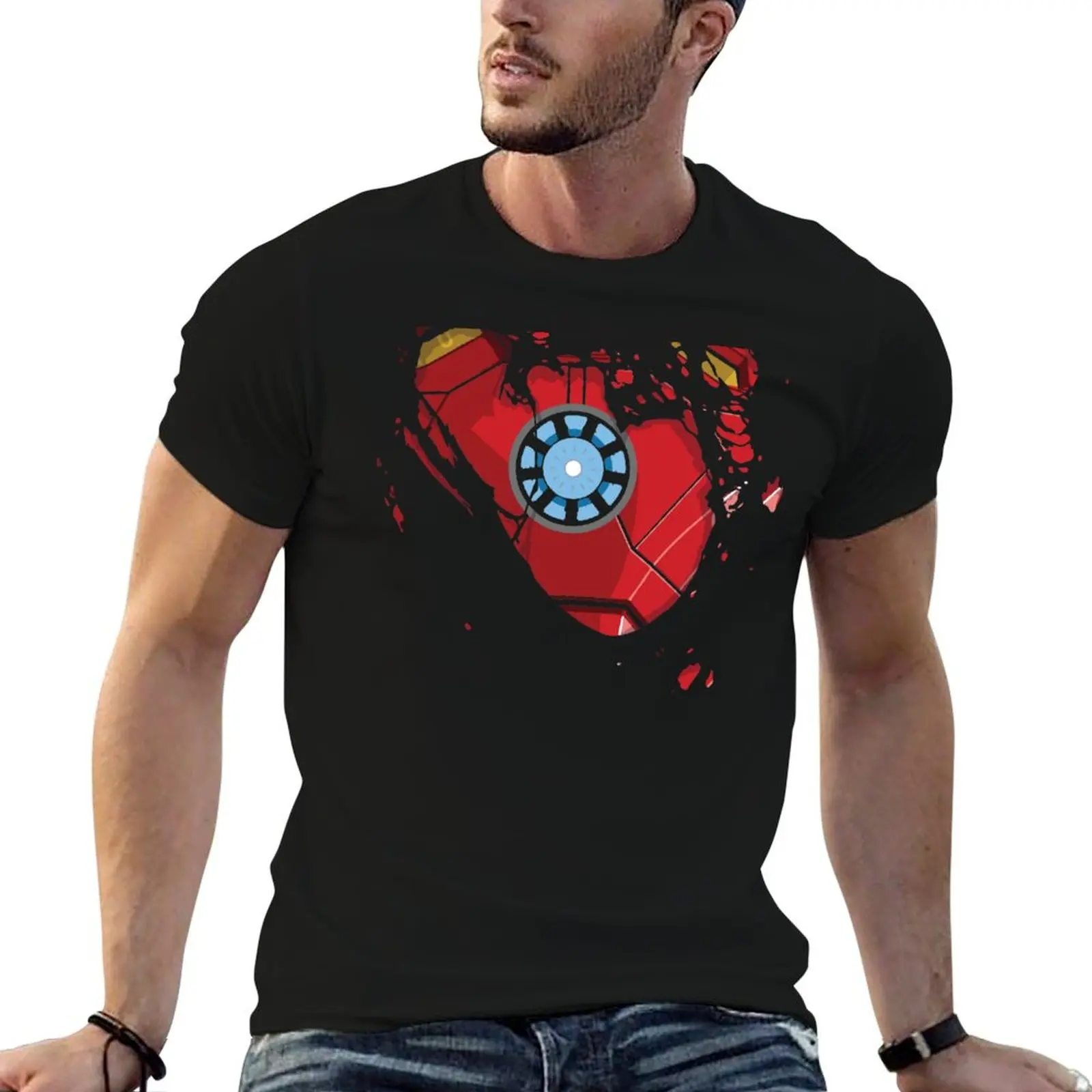 Ripped Reactor T-Shirt t shirt man cotton man tshirt t shirt men 100% cotton luxury brand T-shirt