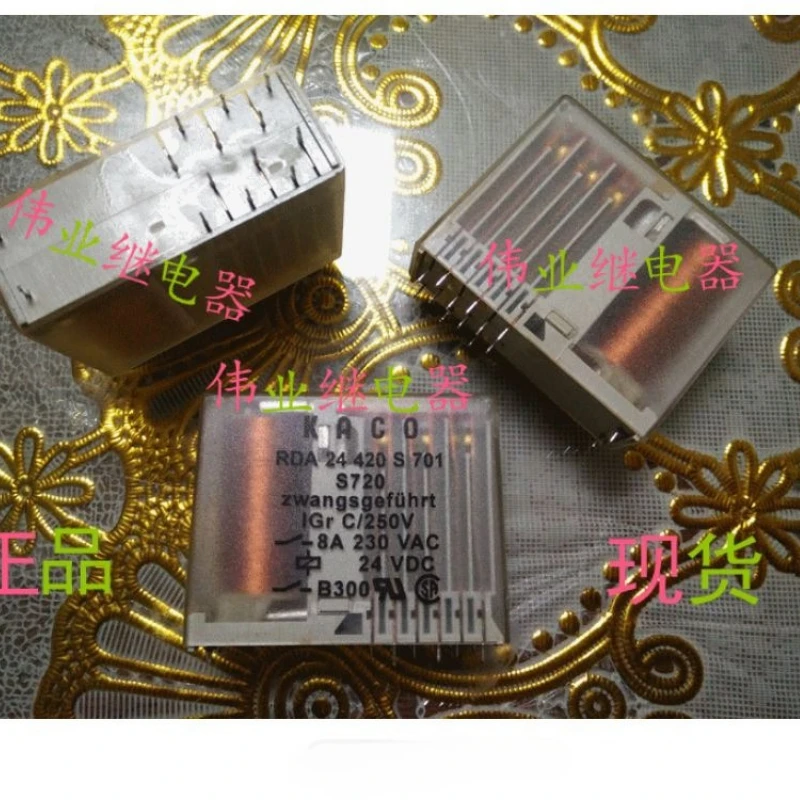 

1 шт. RDA 24 420 S 701/S720 KACO 24 В постоянного тока реле безопасности