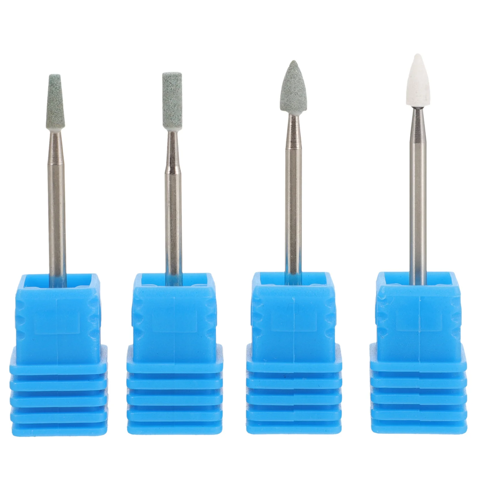 

4Pcs Nail Art Polishing Drill Bits Quartz Sand Material Professional Manicure Grinding Heads Tools Drill Press Mini