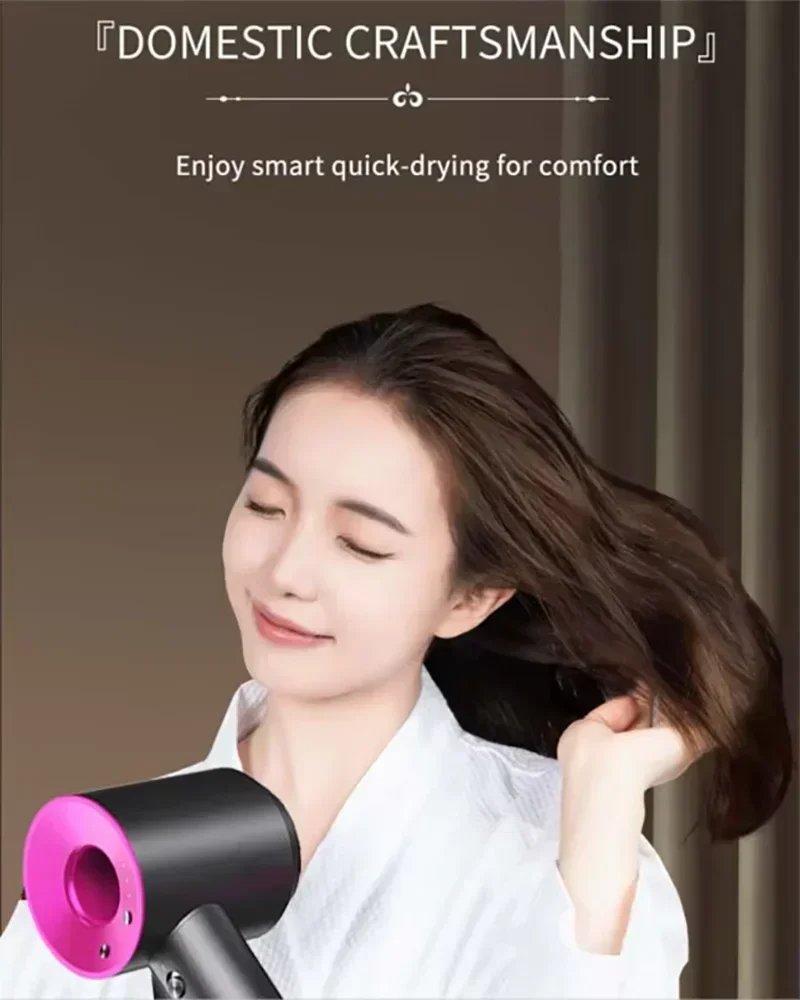 Professional Leafless Hair Dryer, High-Speed Negative Ion 110,000 Rpm, Professional Hair Care, 62M/S Wind, 1600W, Quick Drying image 5