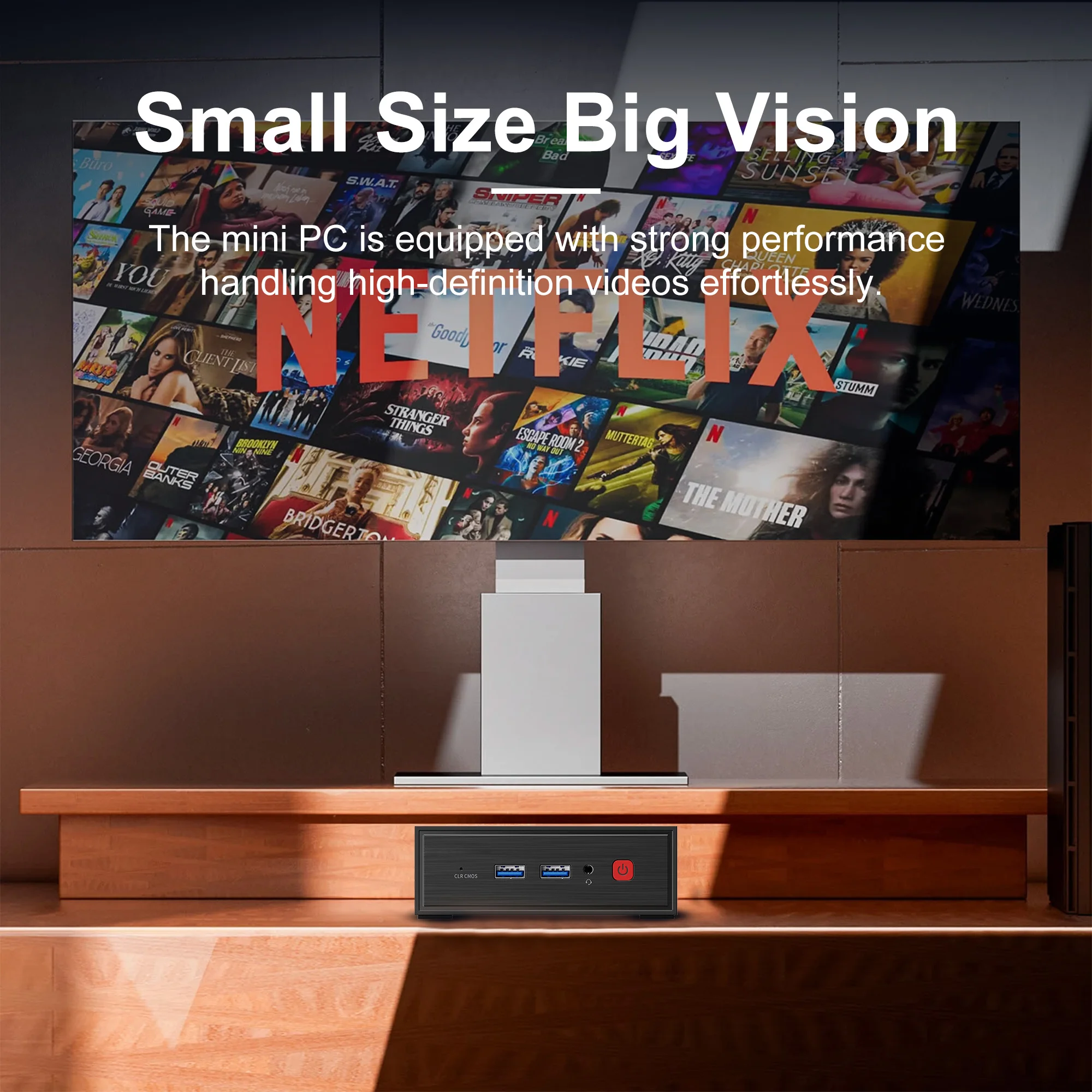 베스토스 N2 미니 PC 인텔 알더 레이크 N100 최대 16GB DDR4 512GB SSD 지원 듀얼 HDMI 4k 60Hz 미니PC 윈도우 11 데스크탑 컴퓨터