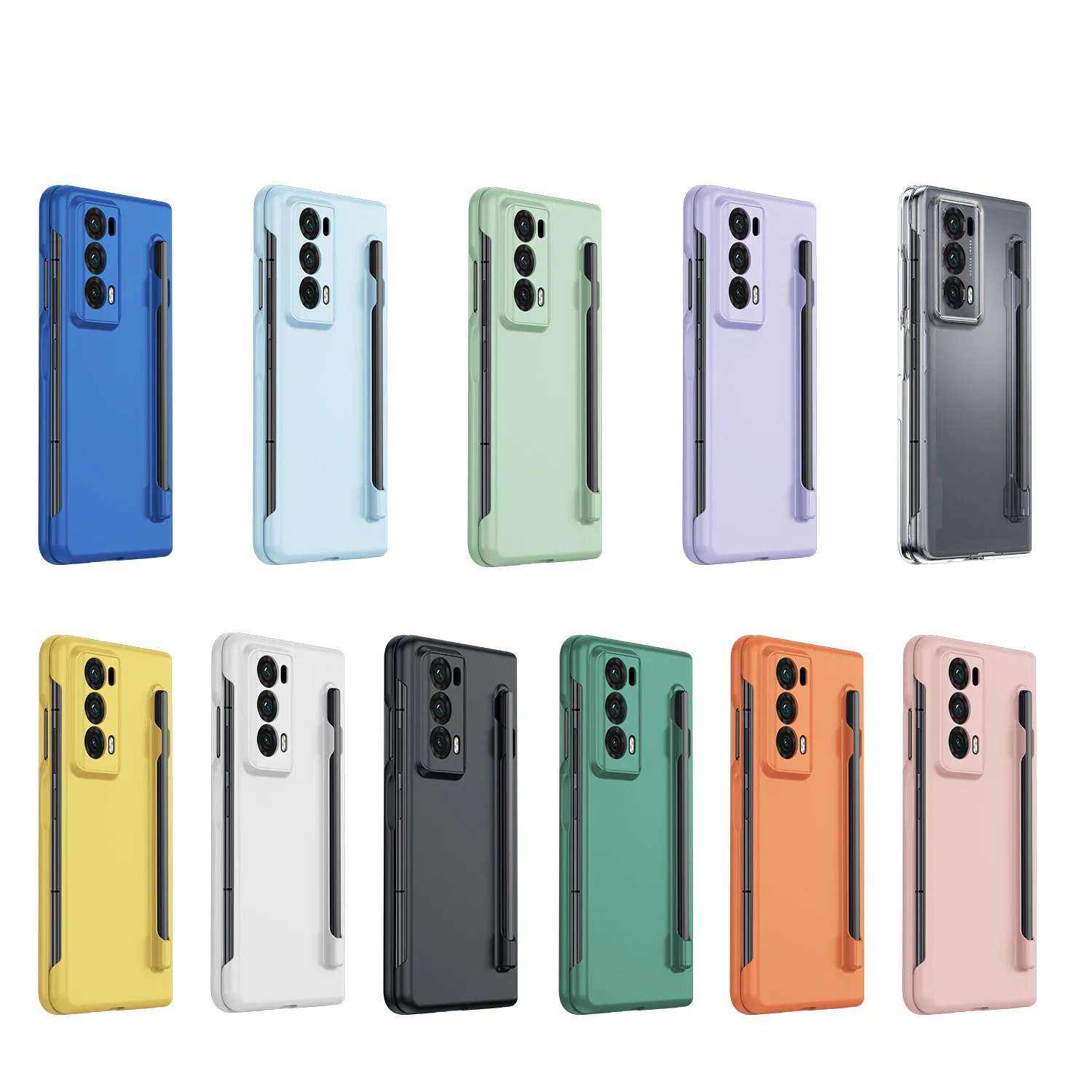 Case for Huawei Honor Magic V2 Matte Shockproof Hard Plastic Cover with Pen for Huawei Honor Magic V2