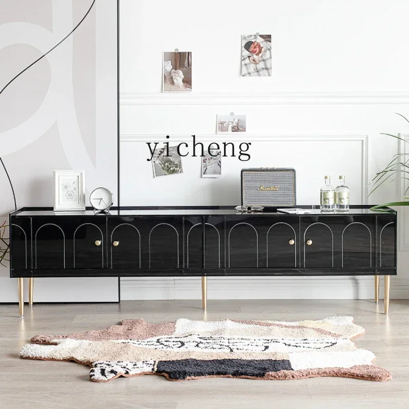 

ZK Ltalian Acrylic TV Cabinet Nordic Living Room Side Cabinet Modern Simple Bedroom TV Cabinet