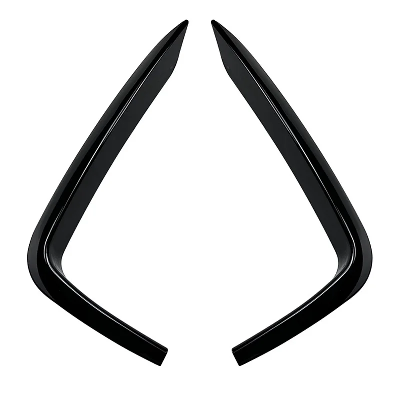 

Car Front Bumper Lip Splitter Spoiler Strips For BMW 2 Series F22 F23 M Sport 2015-2019 Air Knife Trims Gloss Black Parts-ABQF