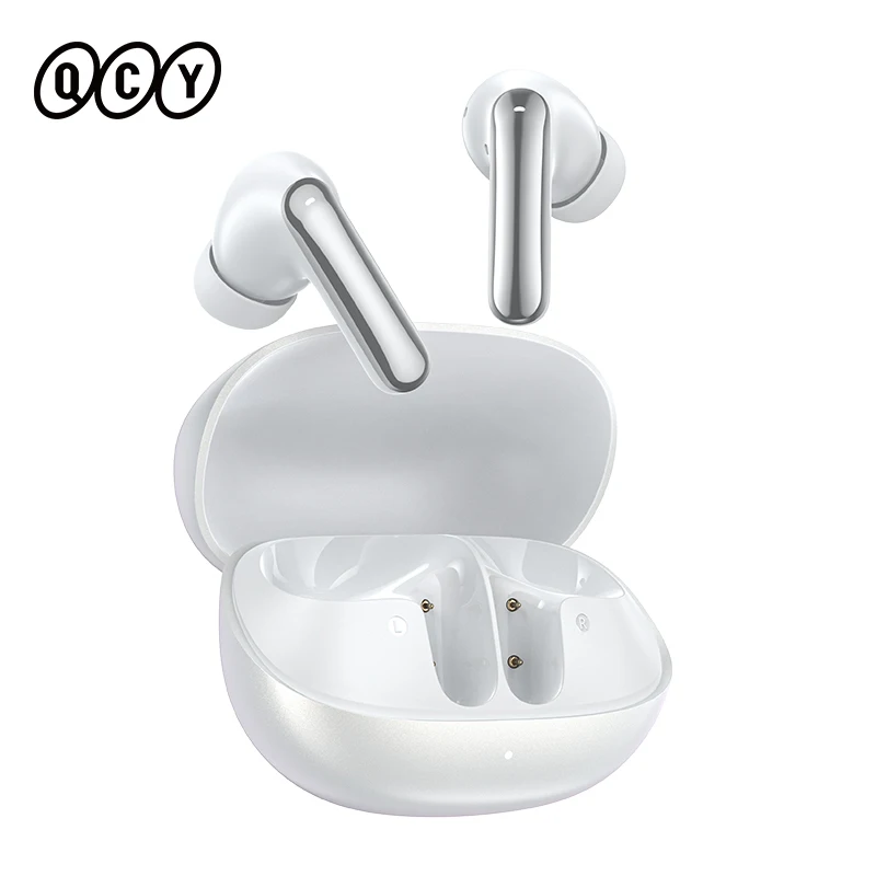 QCY Melobuds N20 BH25HT20A Draadloze Bluetooth 6.0 Oortelefoon -50dB Adaptieve ANC 13mm Drivers Headsets 6 Microfoons HD Gesprekken Oordopjes 40 uur