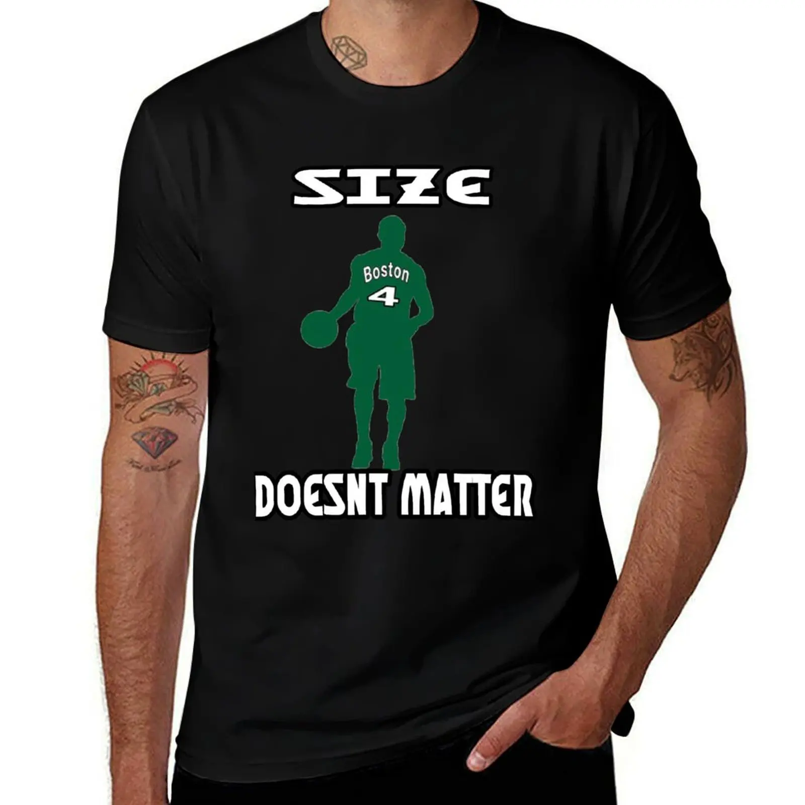 Size Doesnt Matter I.T T-Shirt Stylish Print Short Sleeve Tee T-Shirt