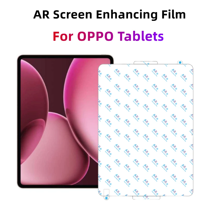 

2pcs AR Screen Enhancing Film For OPPO Pad 4 Pro HD AR Anti-reflection Screen Protector For OPPO Pad4 Pro AR Film