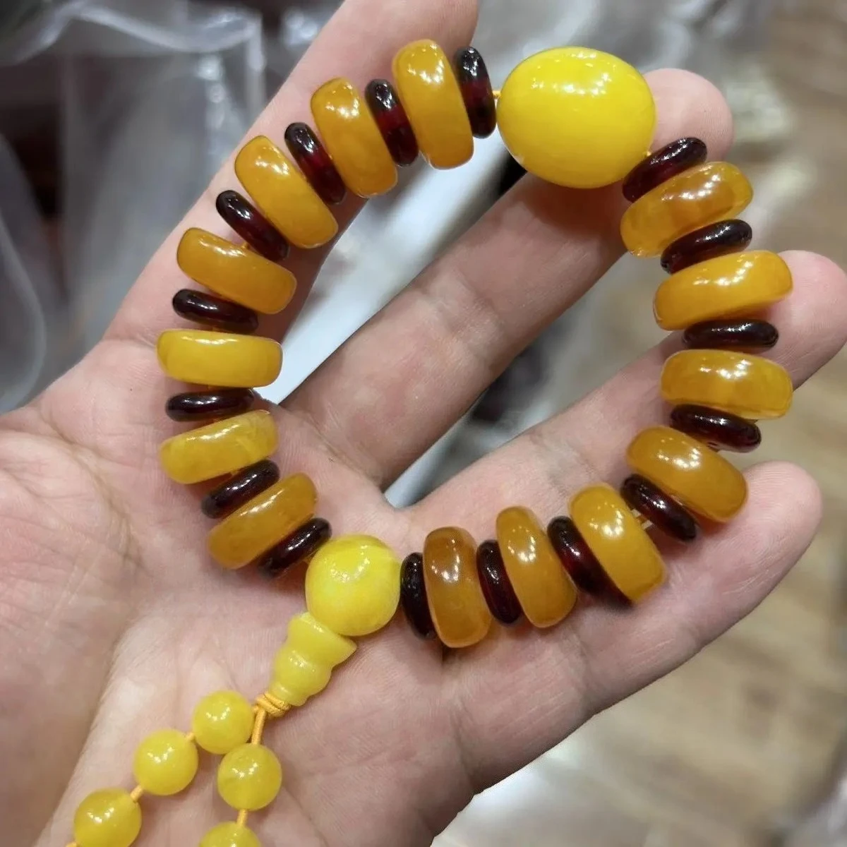 

Медная статуя, чистый натуральный балтийский янтарь, пчелиный воск, ручная веревка с камнем, бусины «сделай сам», Украина, женский браслет, браслеты