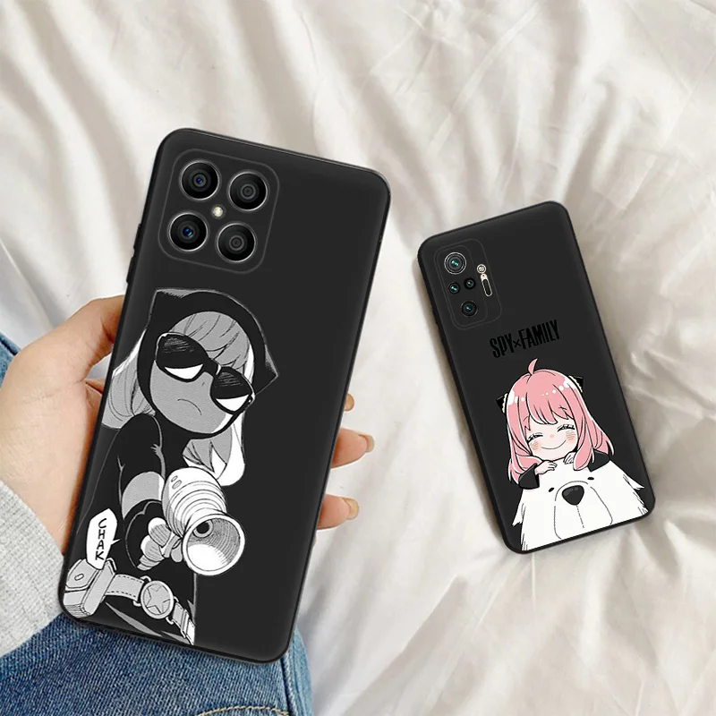 Soft Anti-Drop Phone Case For Honor X7b X6 70 90 X8 b X9A X9B Magic5 Pro X8A 8X Anime Spy × Family Pixel 8A 7A 6A 6 7 8 Cover