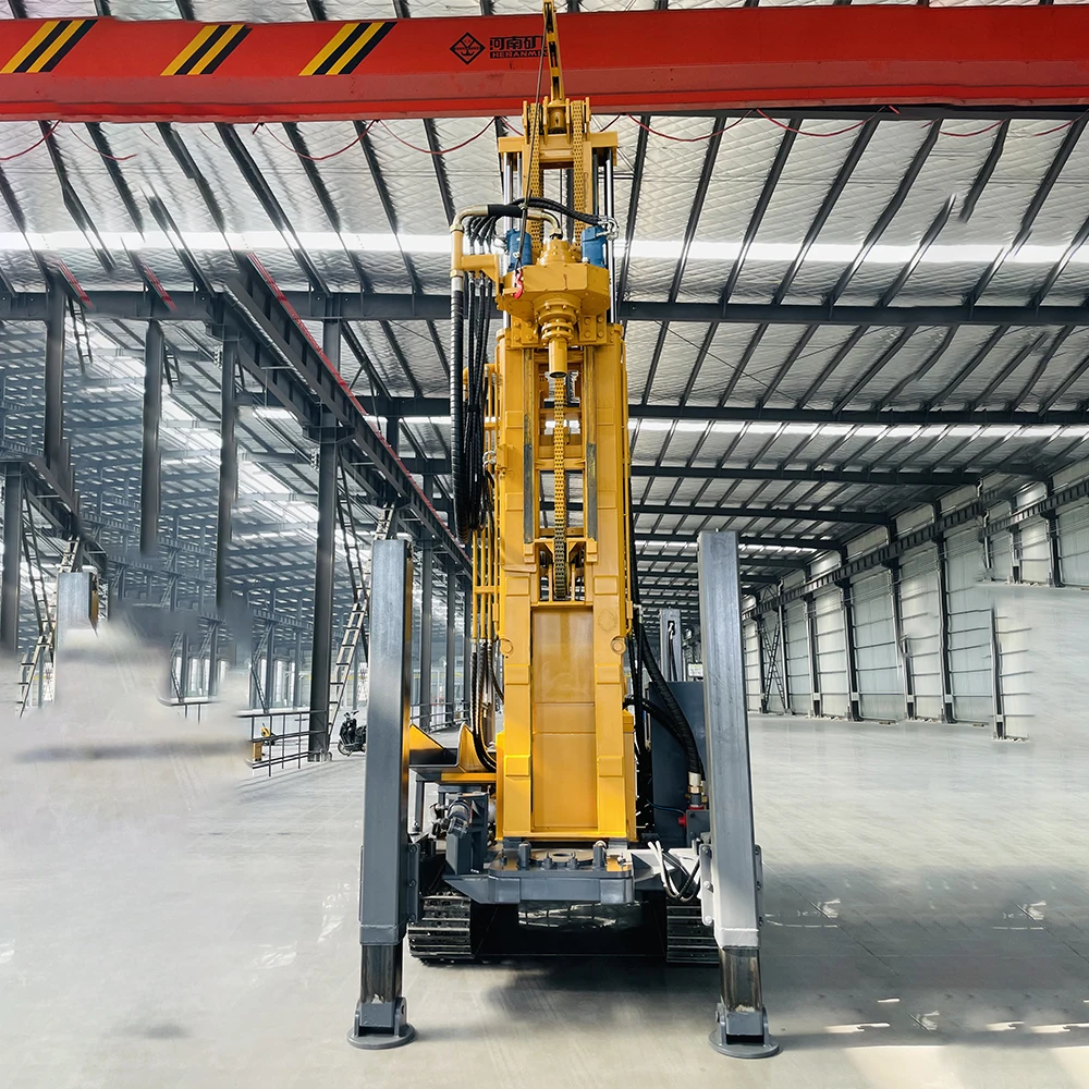 2025Professional Grade 400m Depth Hydraulic Rotary Rig With Mud Pump Water Well Bore Hole Drilling Rig