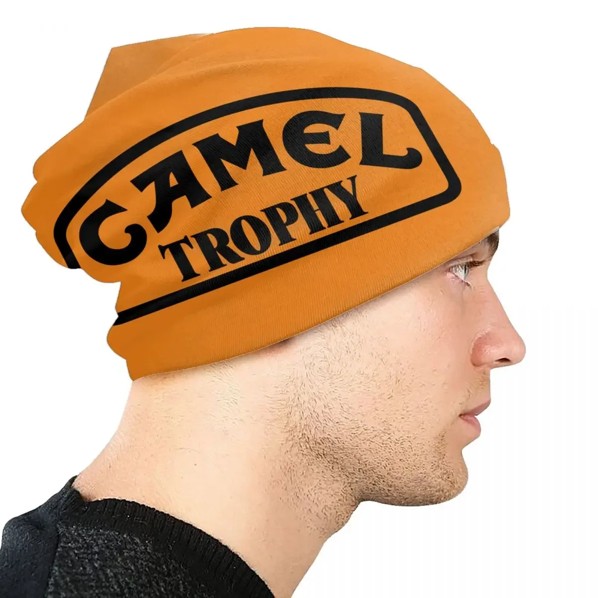 Trophy Logo Skullies Beanies Caps Men Women Unisex Cool Winter Warm Knitted Hat Adult Bonnet Hats image 4