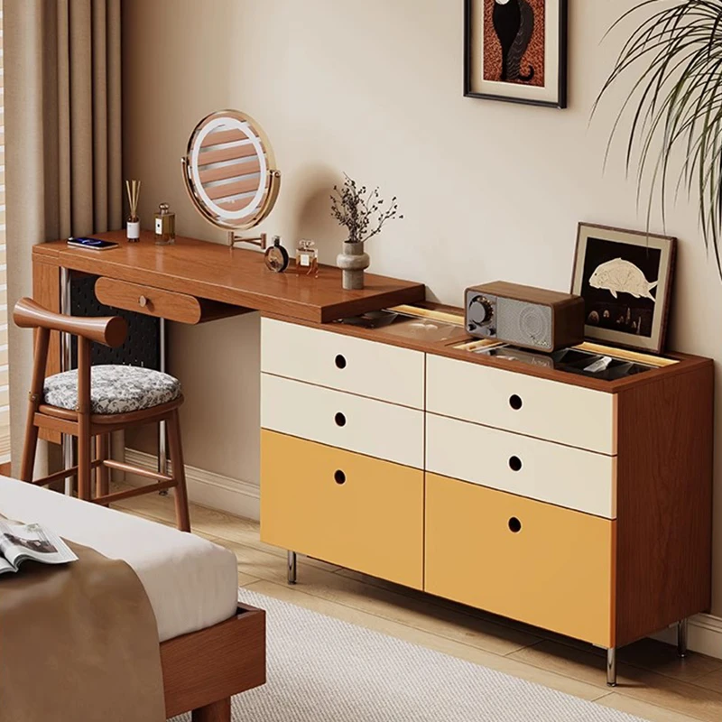 

Cabinet Makeup Vanity Table Bedroom Modern Coffee Study Mirror Dressing Table Chair Cosmetics Mesa De Maquillaje Home Furniture
