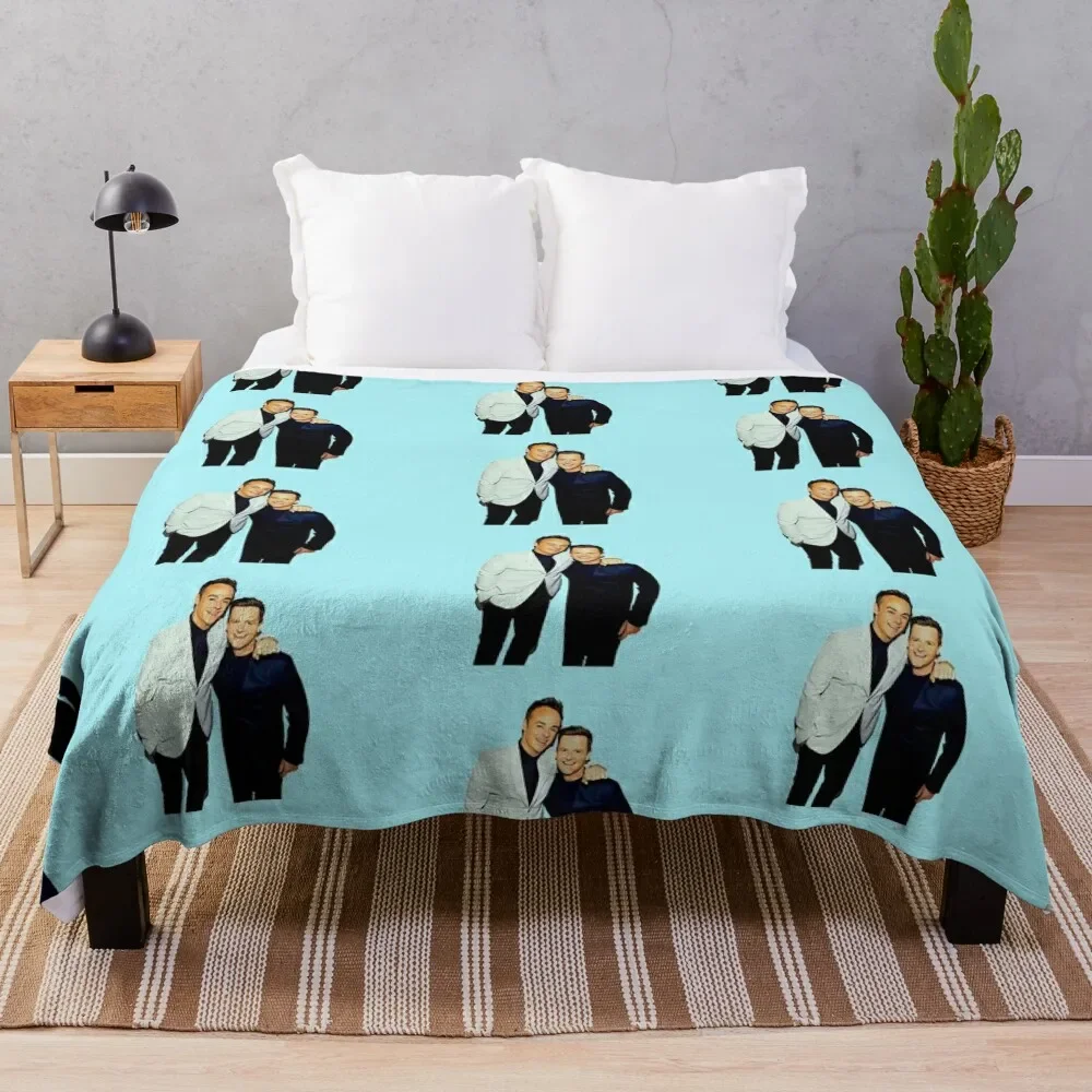 

Ant and Dec [2] Throw Blanket For Decorative Sofa Polar Luxury Throw Bed covers Blankets