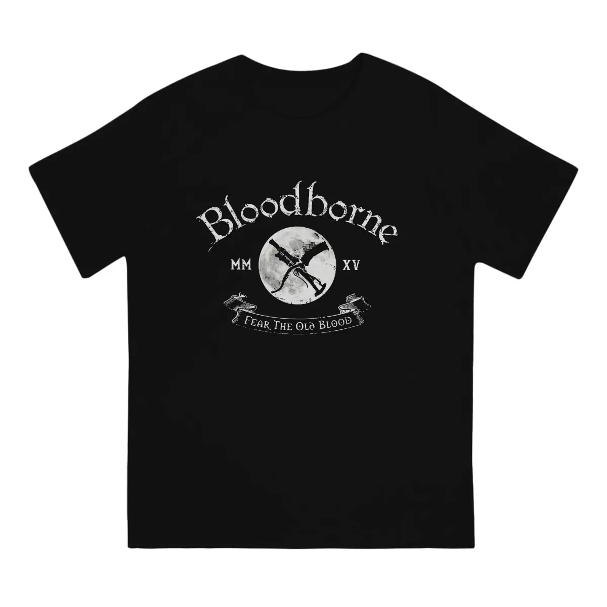 Bloodborne Game Soul Newest TShirt for Men Copy delete Round Collar Pure Cotton T Shirt Hip Hop Birthday Gifts Streetwear