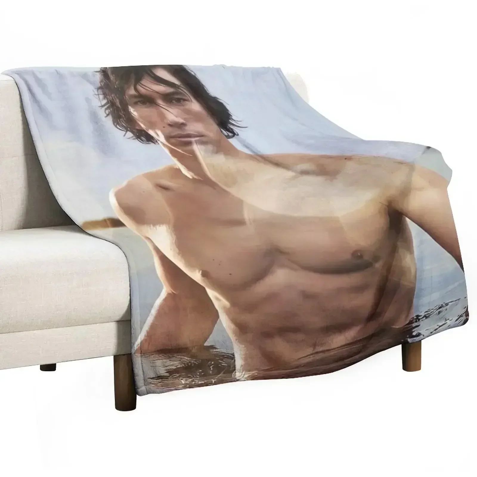 adam driver Throw Blanket Decoratives Loose Luxury Blankets