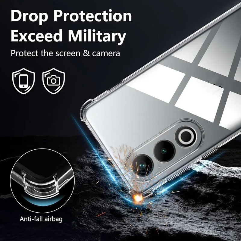 Four-Corners Shockproof TPU Case for OPPO A80 5G A40 A40M A60 A3 Pro 5G A3x Protective Cover Clear Capa Fundas Coque