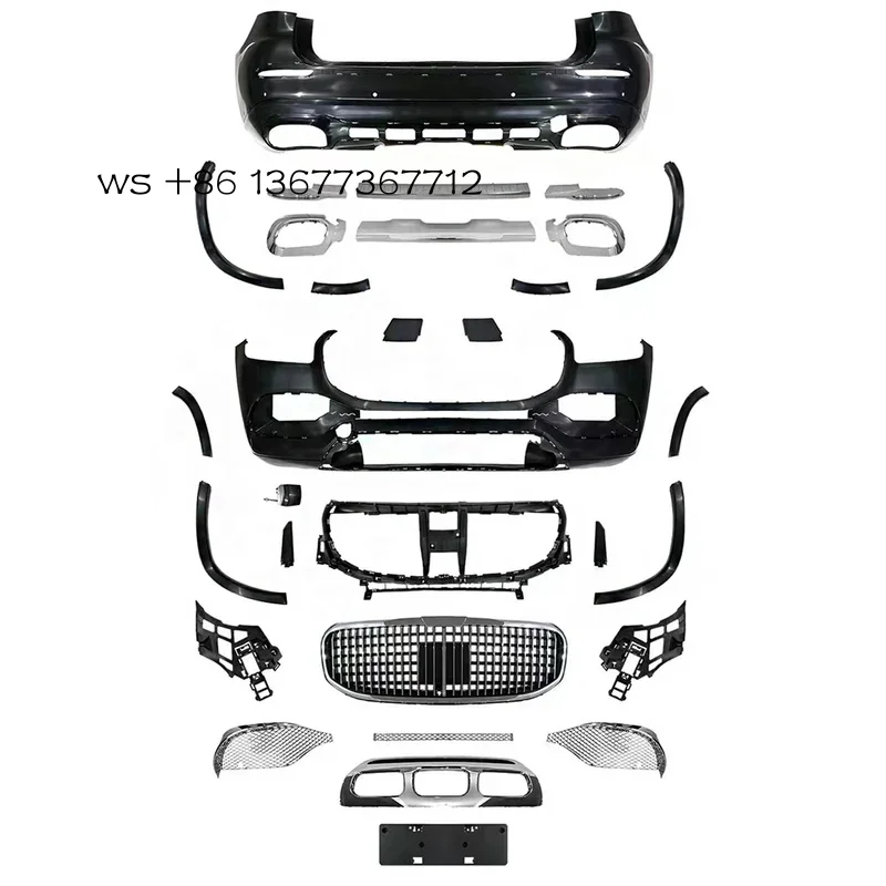 

Body Kit GLS X167 2020-2023 Upgrade to Model Bodykit Include Front and Rear Bumper Assembly