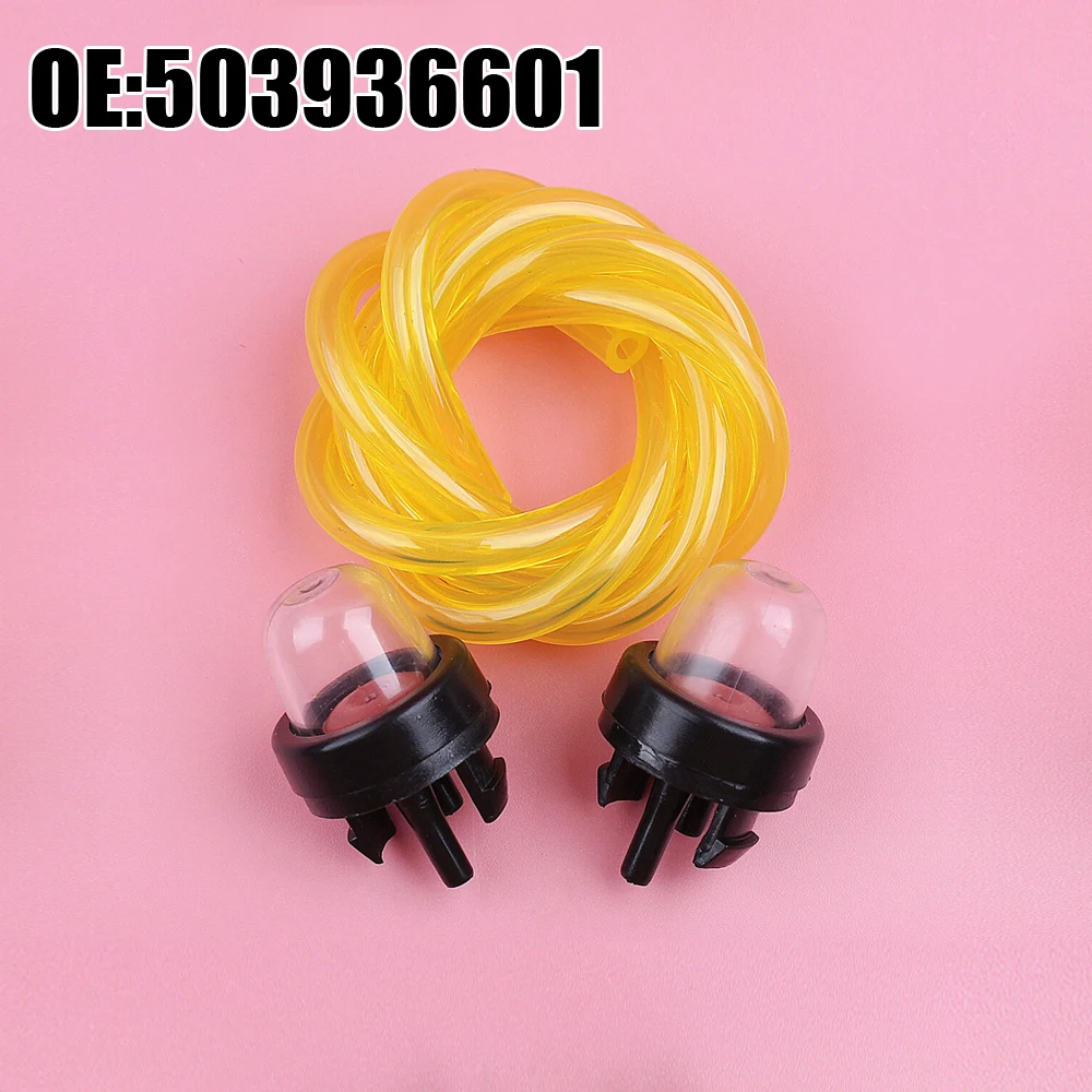 1 Set Fuel Line Hose Primer Bulbs for Husqvarna 455 Rancher 460 445 450 435 503936601 Garden Tools Lawn Mower Accessories