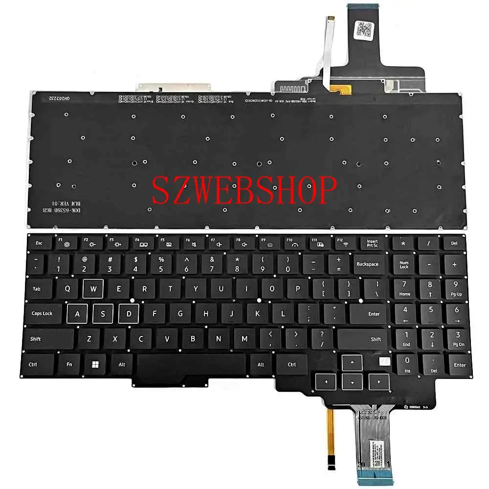 

Новый ноутбук для Mechrevo 16 16K 16pro-74603 16Pro-746q1 16-76Q2 RGB с подсветкой, американская клавиатура