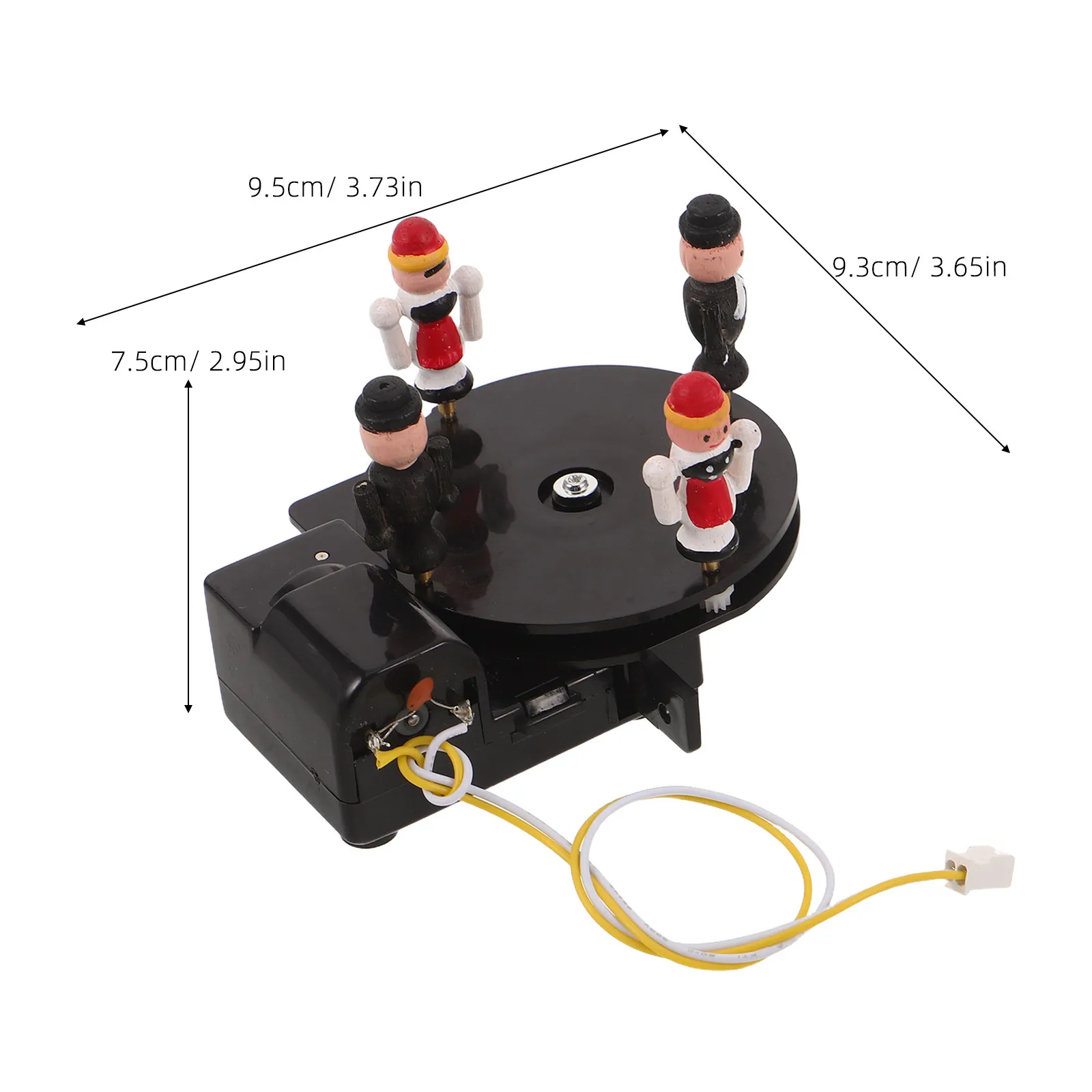 Lightweight Plastic Cuckoo Clock Rotating Stage Accessory Decorative Clock Animated Figure Drive Component No Motor Required