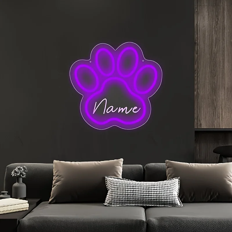 Custom Neon Sign Personalized Nicknames LED Neon USB Powered Multi Font Colors for Birthday Party Bedroom Wall Decorations Light