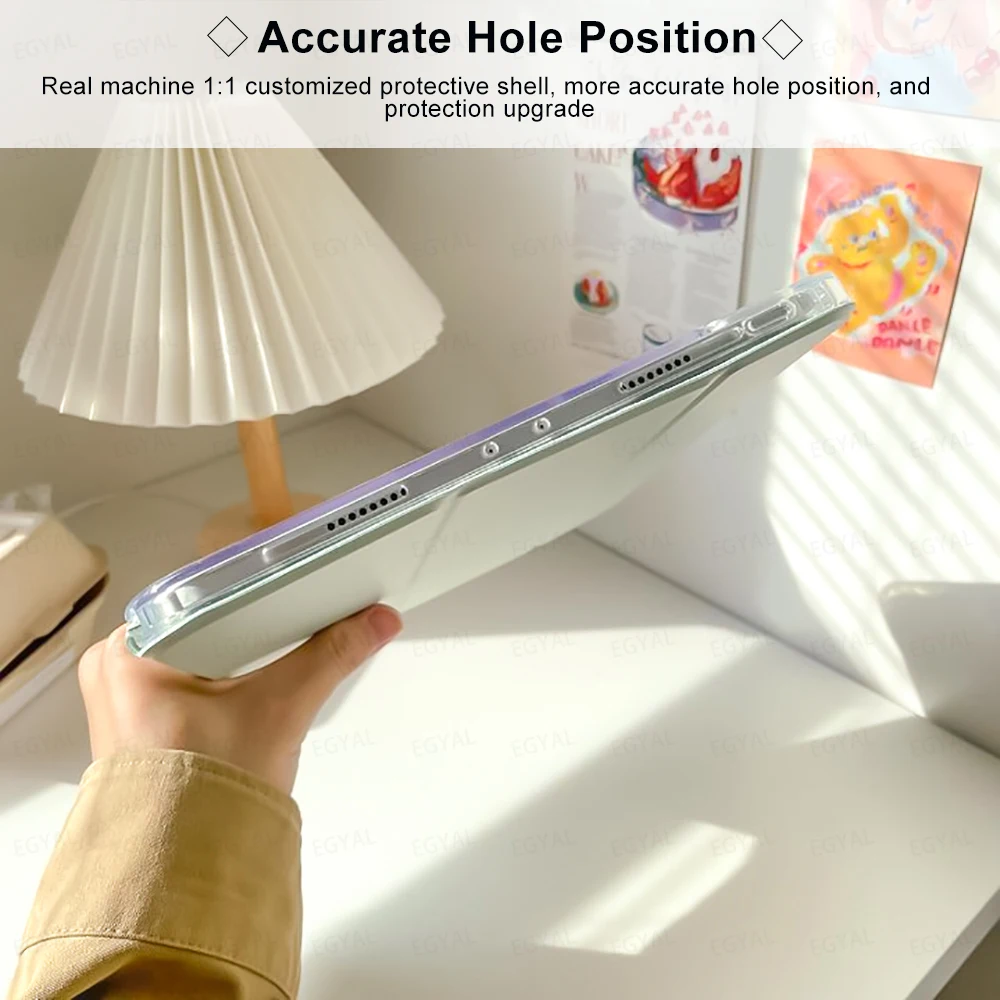 حافظة لجهاز iPad 10th Generation 2023 10.9 Air 5 iPad Pro 11 12.9 Funda لجهاز iPad 9th Generation 10.2 7 8th shell