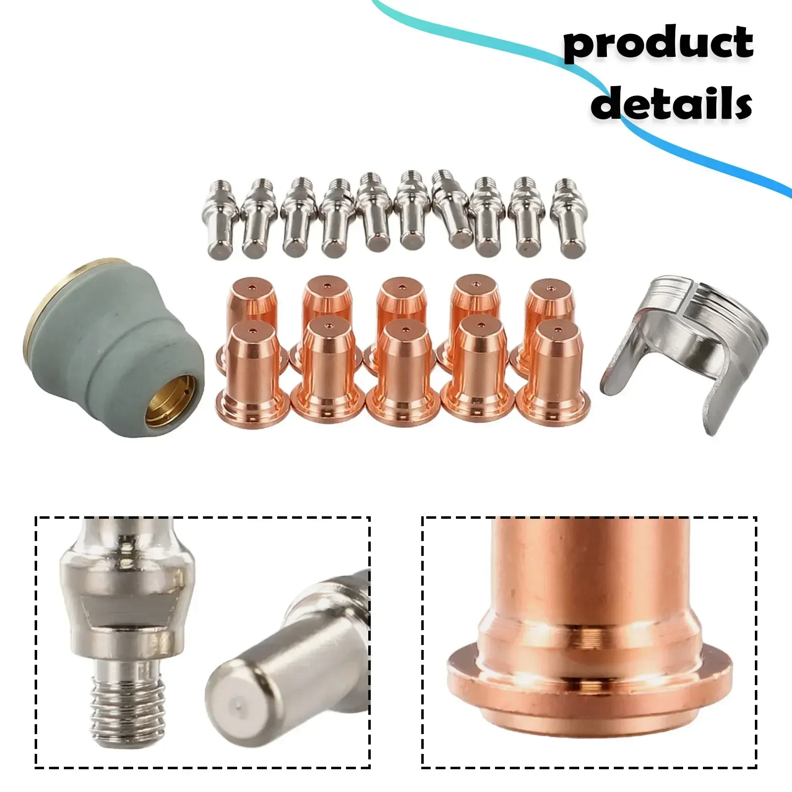 

Plasma Cutting Consumables Nozzle/tip Plasma Cutting Electrode Plasma Torch Consumables Cutting Protective Cap
