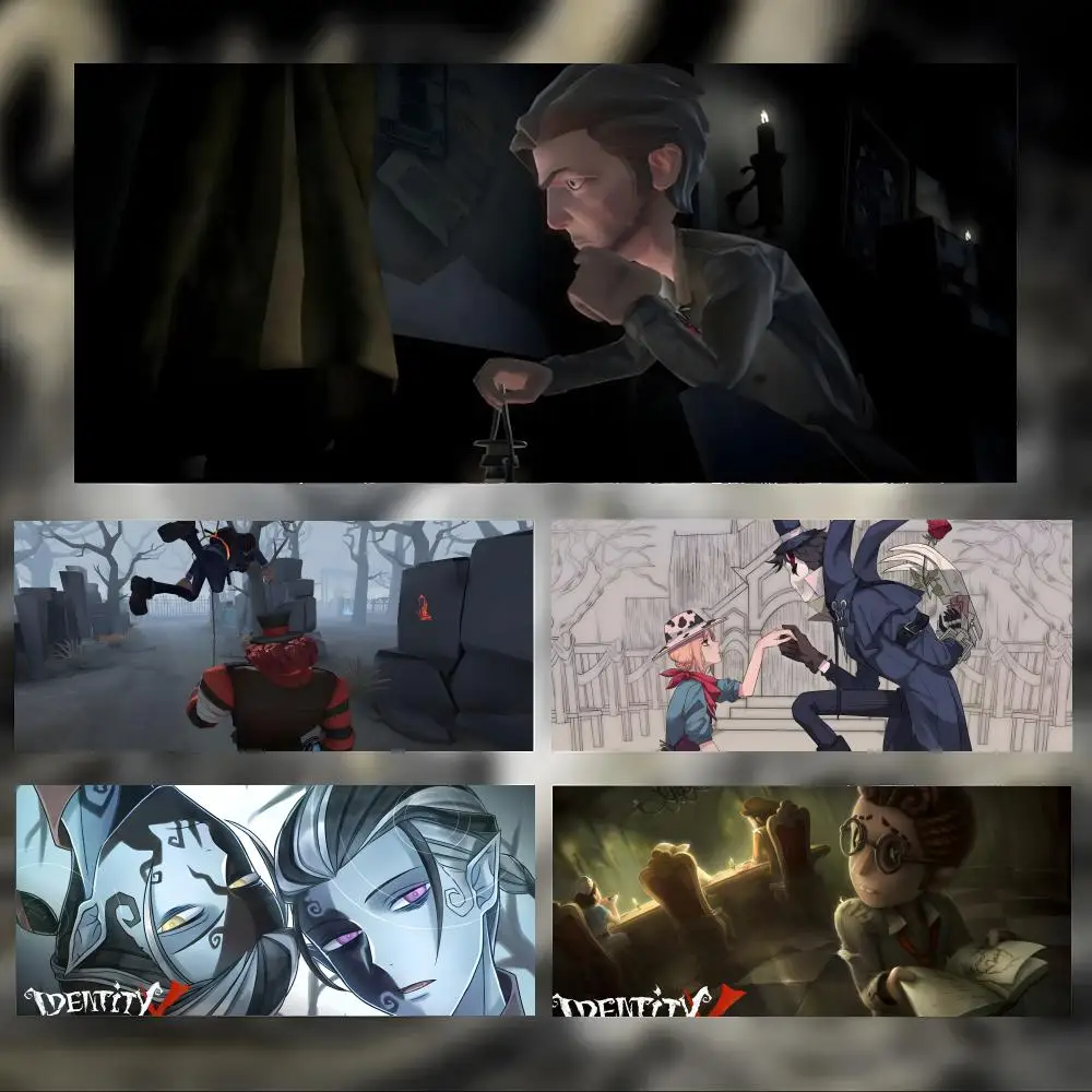 game suspense I-Identity V Mouse Pad Large Thick Desk Pad Stitched Edges Gaming Mouse Mat for PC