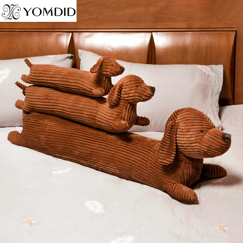 Cushion Lovers Brown Cute British Short-legged Dachshund Dog Pillow Cushion Sofa Gift Plush doll