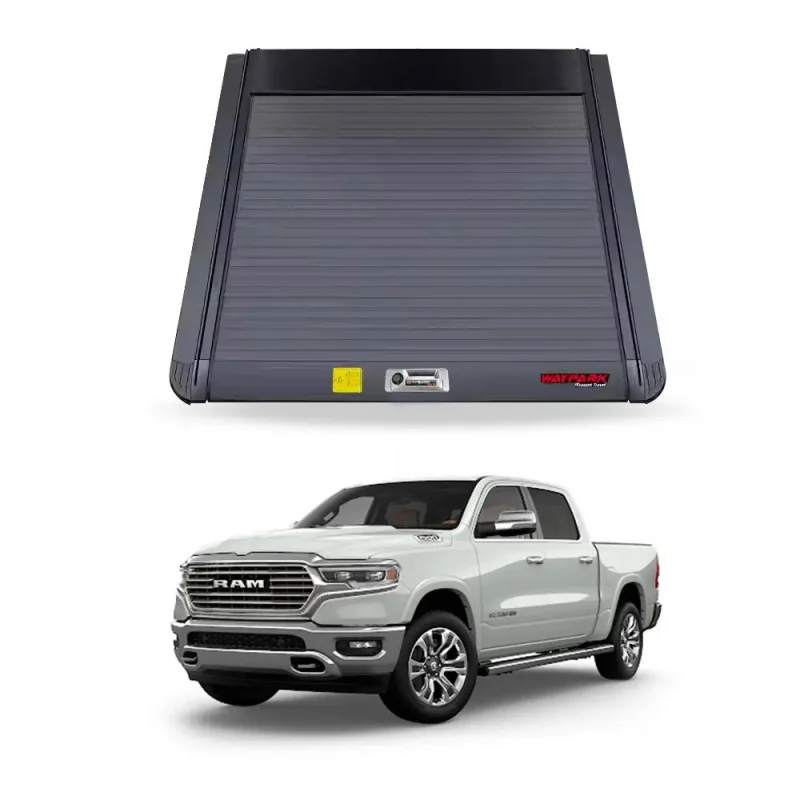 

New Aluminum Alloy Retractable 5.7/5.8ft Tonneau Cover Ram 1500 Waterproof Pickup Truck Roller Lid Shutter 4X4 Accessories