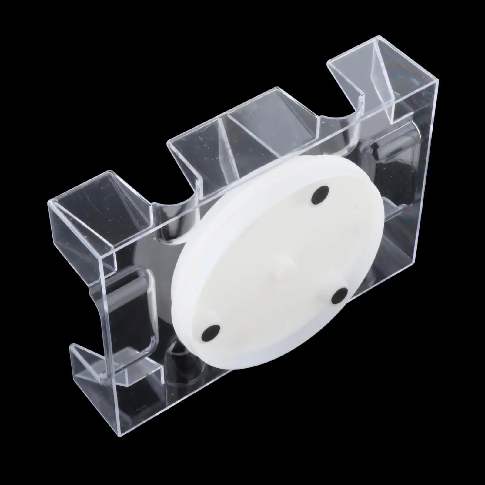 Clear Plastic Revolving Rotating Canasta Playing Card Tray Playing Cards for Party and Game view 6