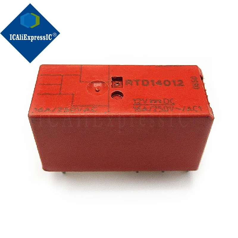 

1piece RTD14012 = RT314012 12VDC Tyco 16A one open one closed RT314012 power relay