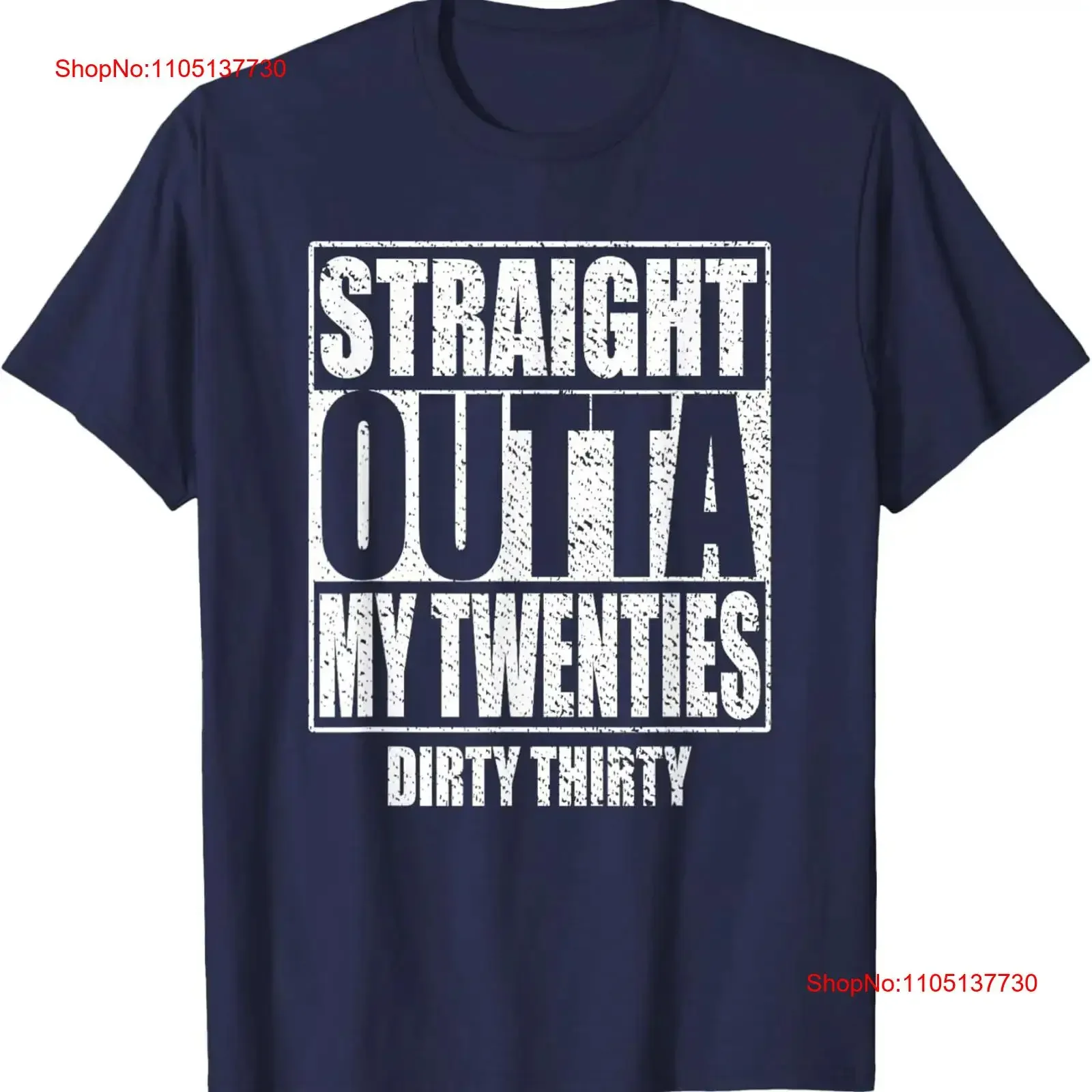 Straight Outta My Twenties 30th Birthday Dirty Thirty T Shirt  vintage Washed Stylish Breathable homme Casual