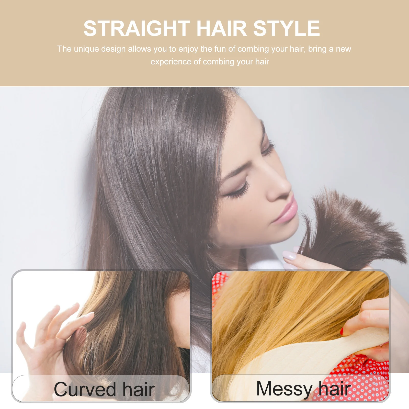 

Airbag Comb Small Hair Brush Portable Handheld Scalp Massage Detangling Hair Growth Brush Travel Compact Hairbrush for Women