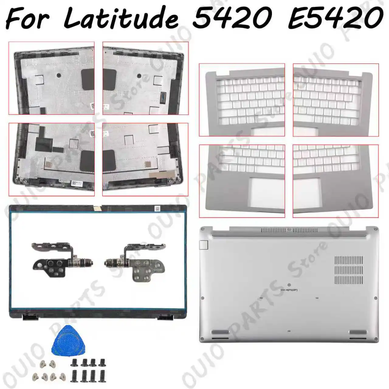 

Case For Latitude 5420 E5420 LCD Back Cover Front Bezel Palmrest Bottom Model P137G 0DW98X 03FFJ7 0WXKXK A20696 063DTN