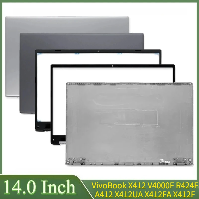 

14"Plastics For VivoBook X412 V4000F R424F A412 X412UA X412FA X412F Laptop LCD Screen Back Cover Front Bezel Hinges