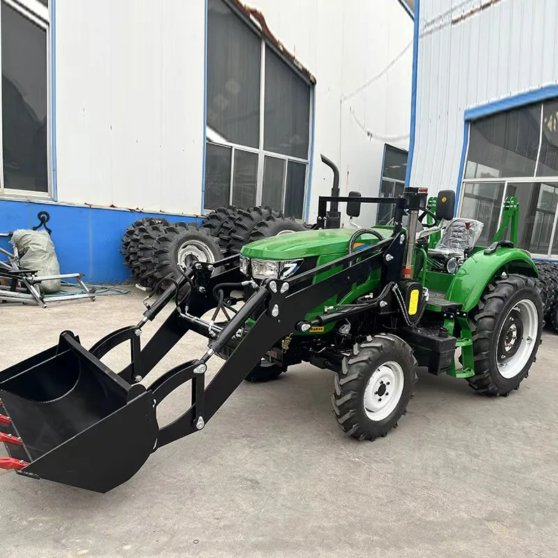 Conquérir toute Terrain Factory 4Wd 4X4 50Hp 60Hp 70Hp 80Hp 90Hp 100Hp Mini tracteur agricole agricole à vendre