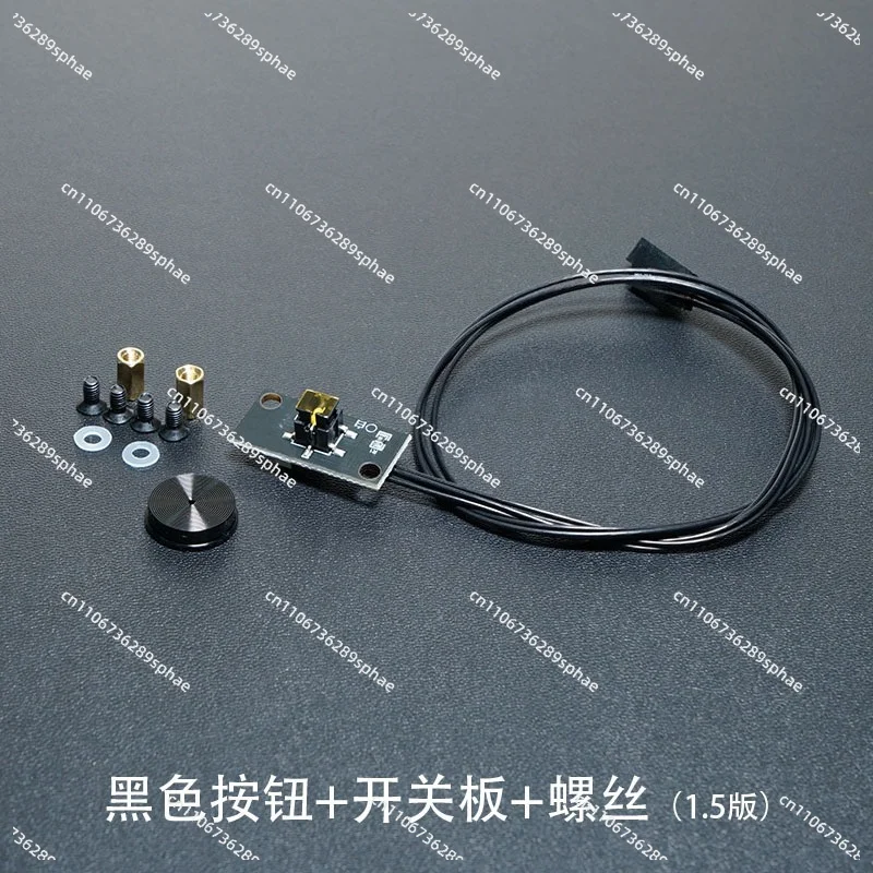 14mm Momentary Push Button Switch, CD Texture Button, Power Start Accessory for Computer Equipment