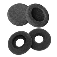 2 Pcs Earpads Cushion Replace The Black Soft Foam Black For Plantronics Blackwire C3220 C3210 C3215 C3225 Headphones