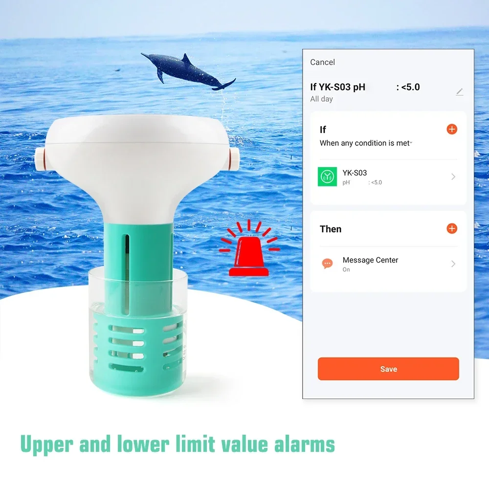 

# For ZigBee WiFi Chlorin Meter PH/ORP/EC/TDS/Salinity/Temp/CL Tester Solar Powered Spa Tank Swimming Pool Water Quality Monit