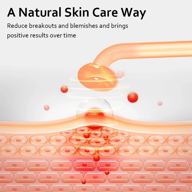 4 في 1 القطب البرتقالي عالية التردد جهاز تجميل الوجه العلاج الكهربائي عصا أنبوب زجاجي تنظيف الوجه العناية بالبشرة تشديد #5