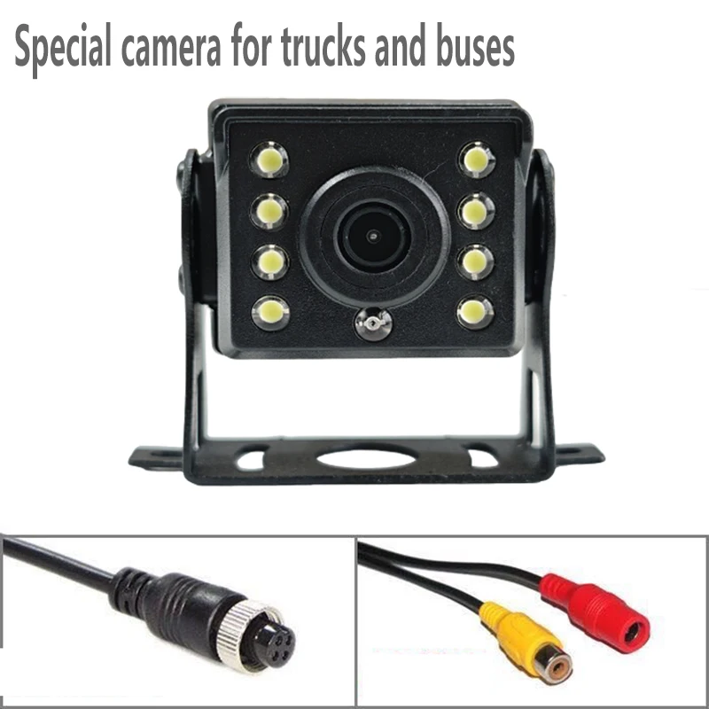 JISUIDA car camera Full-color HD truck starlight night vision rear view camera is suitable for bus HD waterproof night vision.
