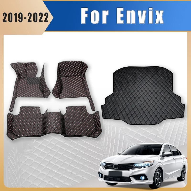

Автомобильные коврики, ковры в багажник для Honda Envix 2019 2020 2021 2022, подушечки для ног, автоаксессуары, внутренние чехлы, детали, водонепроницаемые
