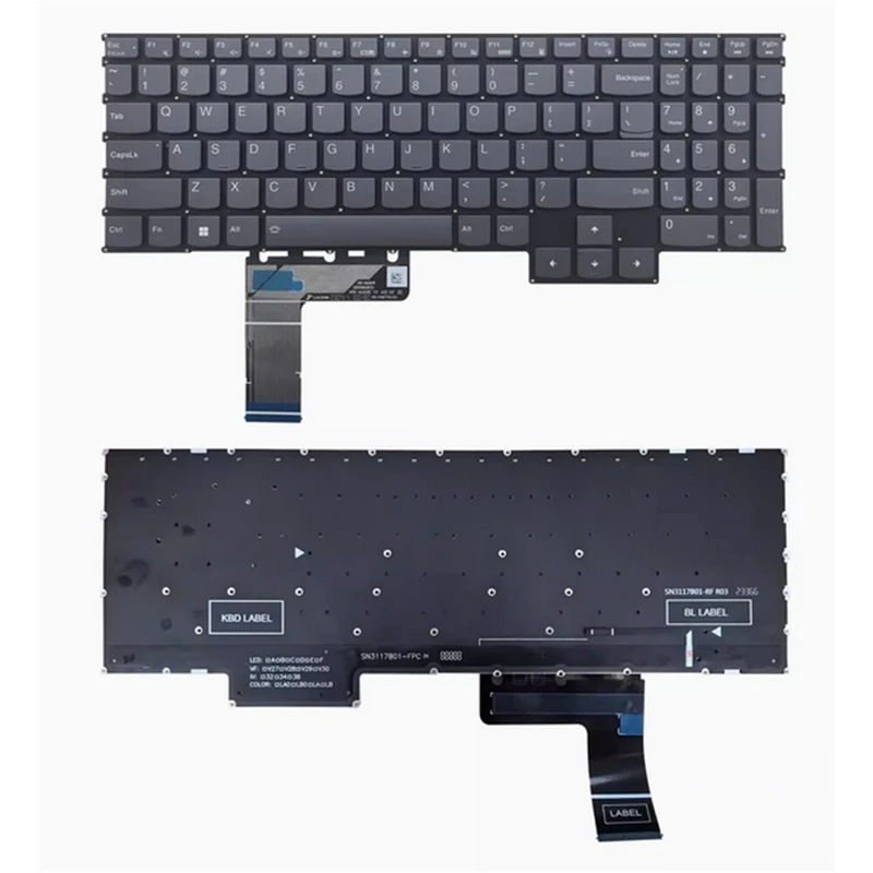 S  For Lenovo Y7000P R7000P AHP9 ARP9 2024 Legion 5 16IRX9 Laptop Backlit Keyboard