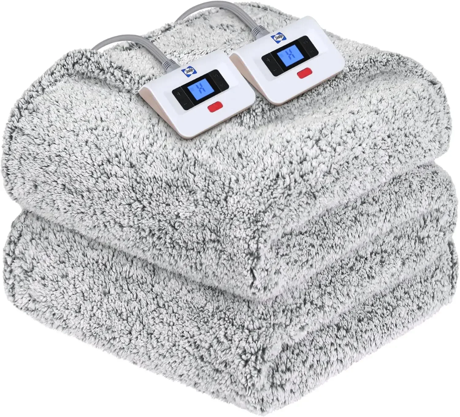 

Electric Blanket Queen Size, Dual Control Soft Sherpa Heated Blanket with 10 Heating Levels & 1 to 12 Hours Auto-Off Settings