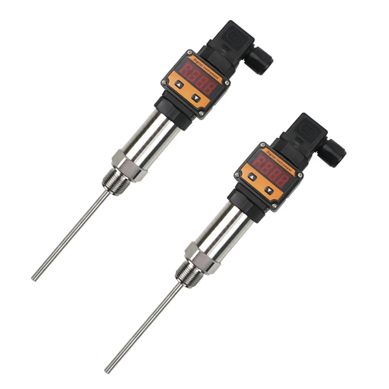 Pt100 Temperature Transmitter Sensing Meter Rtd Thermal Resistance Temperature Sensor Sensing Transmitter Probe Armored Heat
