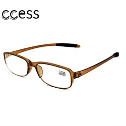 New TR90 Reading Glasses Square Retro Black Frame Unisex Ultra-lightweight Presbyopia Glasses Women Man Fashion Gafas +1.0~+4.0